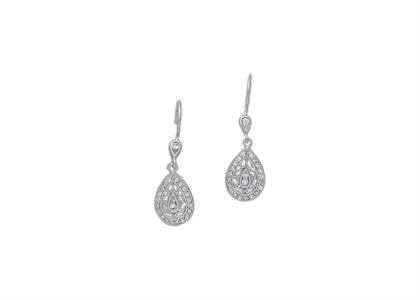 White Gold Plated | Fashion Earrings